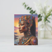 De blik van Cleopatra Briefkaart (Staand voorkant)