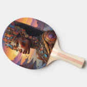 De blik van Cleopatra Tafeltennisbatje (Zijkant)