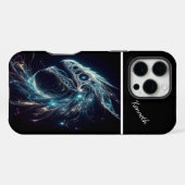De blik van de kosmische draak iPhone hoesje (Achterkant horizontaal)
