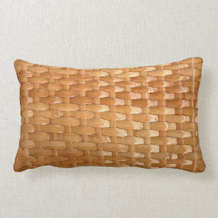 De blik van de Rieten Textuur Basketweave van de Kussen