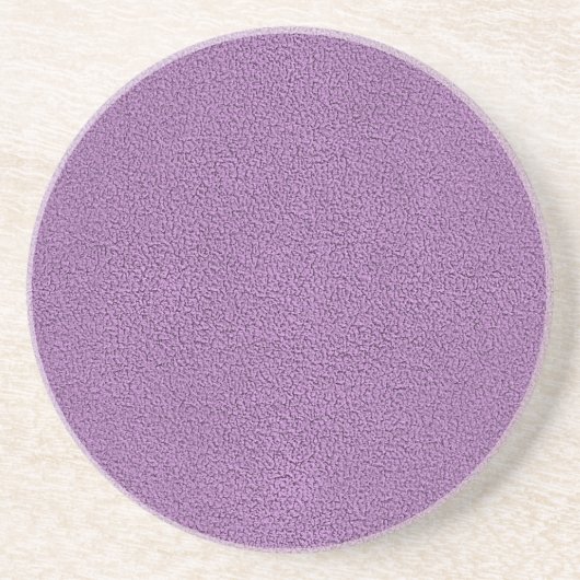 De blik van de Snuggly Franse Lila Lavender Suede Zandsteen Onderzetter (Voorkant)