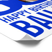 De blik van de verjaardag die 60 poster van de dou (Hoek)