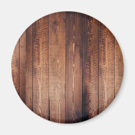 De blik van echt hout magneet