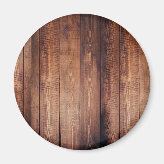 De blik van echt hout magneet (Voorkant)