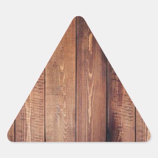 De blik van echt hout sticker (Voorkant)