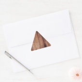 De blik van echt hout sticker (Envelop)