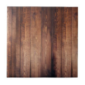 De blik van echt hout! tegeltje (Voorkant)