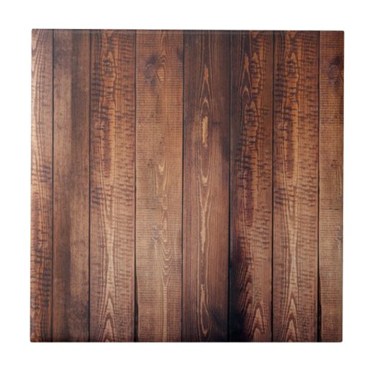 De blik van echt hout! tegeltje (Voorkant)