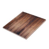 De blik van echt hout! tegeltje (Zijkant)