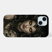 De blik van eeuwige stilte iPhone 15 case (Achterkant horizontaal)