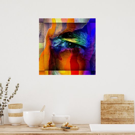 de blik van je ogen poster (Keuken)
