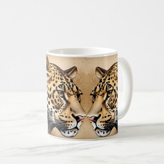 De blik van Leopard: Koffiemok (Voorkant rechts)