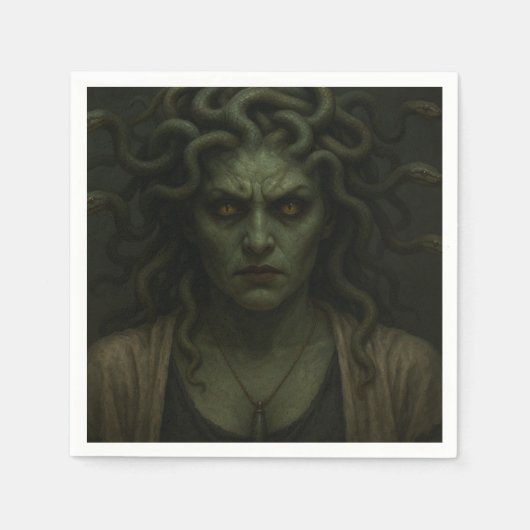 De blik van Medusa Servet (Voorkant)