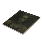 De blik van Medusa Tegeltje (Zijkant)