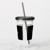 De blik van Neon laat tropische palmbomen opstaan Acryl Drinkbeker (Links)