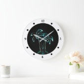 De blik van Neon laat tropische palmbomen opstaan Grote Klok (Huis)