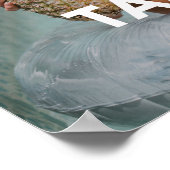 De blikken hebben meer vette Poster - Blauwgroen g (Hoek)