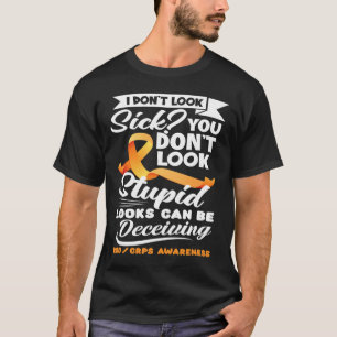 De blikken kunnen Oranje Lint RSD CRPS Awar mislei T-shirt
