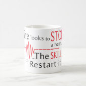 De blikken stoppen een Mok voor hartgenezing (Center)