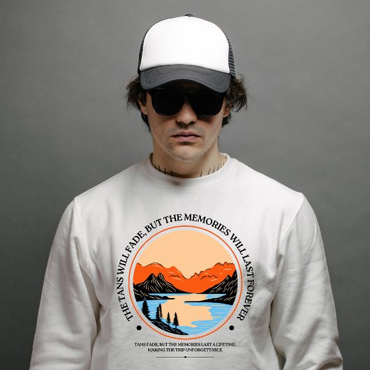 De blikken zullen vervagen, maar de herinneringen  trui