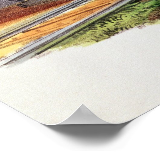 De bliksem Express Poster (Hoek)