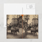 De bliksem Express, Savannah, Ga c. 1886 Briefkaart (Voorkant / Achterkant)