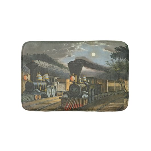 De bliksem Express-treinen, 1863 Badmat (Voorkant)
