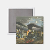 De bliksem Express-treinen, 1863 Magneet (Voorkant / Achterkant)