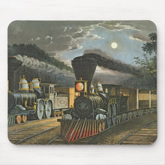 De bliksem Express-treinen, 1863 Muismat (Voorkant)