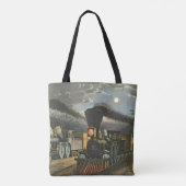 De bliksem Express-treinen, 1863 Tote Bag (Achterkant)