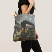 De bliksem Express-treinen, 1863 Tote Bag (Dichtbij)