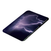 De bliksem over Salt Lake Valley, Utah. Magneet (Linkerzijde)