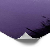 De blikseminslag achter het Vuldengebergte Poster (Hoek)