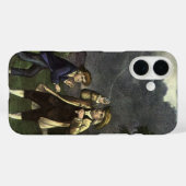 De bliksemproef met een vlieger van Benjamin Frank Case-Mate iPhone Case (Achterkant (horizontaal))