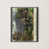 De bliksemproef met een vlieger van Benjamin Frank Legpuzzel (Verticaal)