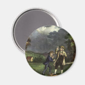De bliksemproef met een vlieger van Benjamin Frank Magneet (Voorkant / Achterkant)