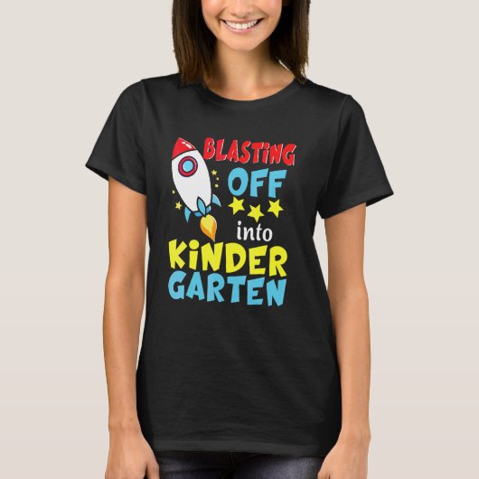 De bliksemstart in de kleuterklas, terug naar scho t-shirt (Voorkant)