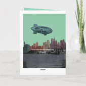 DE BLIMP VAN DE DE JAREN '30HORIZON VAN DE STAD KAART (Achterkant)