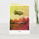 DE BLIMP VAN DE DE JAREN '30HORIZON VAN DE STAD KAART (Achterkant)