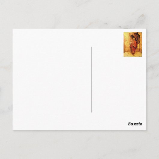 de blinde briefkaart (Achterkant)