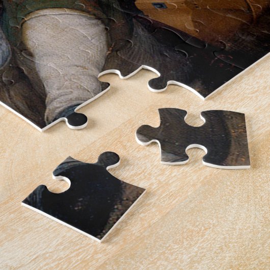 De blinde leider van de Blind, Pieter Bruegel Legpuzzel (Zijkant)