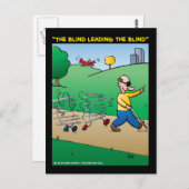 "De blinde leider van de blindheid" Briefkaart (Voorkant / Achterkant)