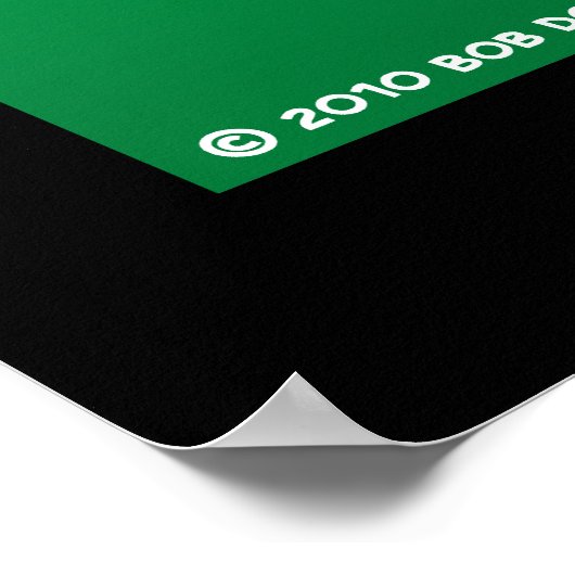 "De blinde leider van de blindheid" Poster (Hoek)