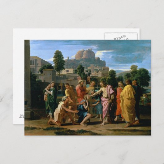 De blinde van Jericho Briefkaart (Voorkant / Achterkant)