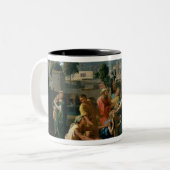 De blinde van Jericho Tweekleurige Koffiemok (Voorkant links)