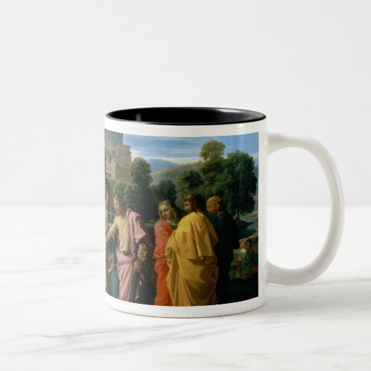 De blinde van Jericho Tweekleurige Koffiemok (Rechts)