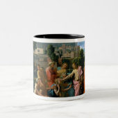 De blinde van Jericho Tweekleurige Koffiemok (Center)