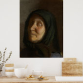 De blinde vrouw, Anna Ancher, 1885 Poster (Keuken)