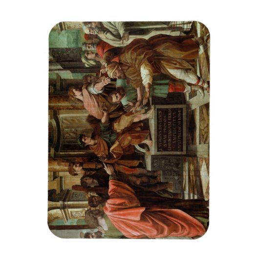 De Blinding van Elymas (cartoon voor de Sistine Ch Magneet (Verticaal)