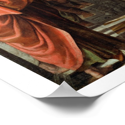 De Blinding van Elymas (cartoon voor de Sistine Ch Poster (Hoek)